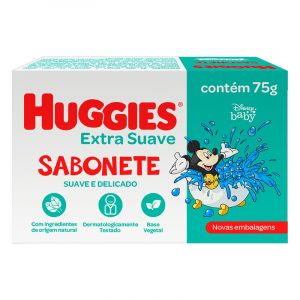 SABONETE BARRA HUGGIES EXTRA SUAVE 75GR