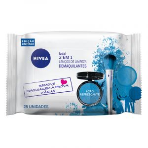 FACIAL LENÇO DE LIMPEZA AZUL 3EM1 25UND