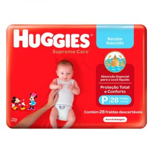 FRALDA HUGGIES SUPREME JUMBO P C/28