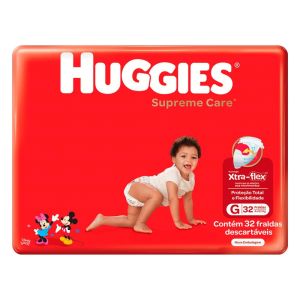 FRALDA HUGGIES SUPREME MEGA G C/32