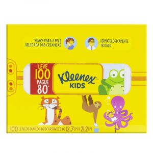 LENCO PAPEL KLEENEX BOX LEVE100 PAGUE80 C/100