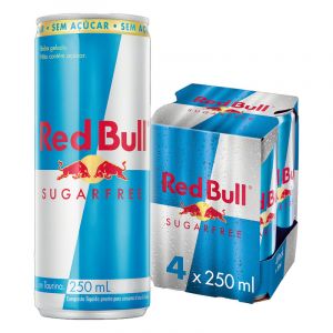 RED BULL SUGAR FREE 250ML PACK 4