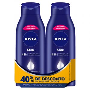 DUOPACK BODY MILK 400ML 40% DESCONTO NA SEGUNDA UND