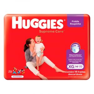 FRALDA HUGGIES SUPREME ROUPINHA JUMBOXG C/14