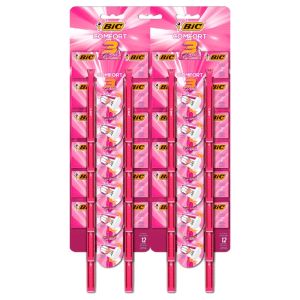 DEPILADOR SUAVE 3 PINK CARTELA C/24