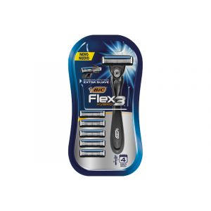 APARELHO DE BARBEAR  FLEX 3 HYBRID C/ 5 CARTUCHOS