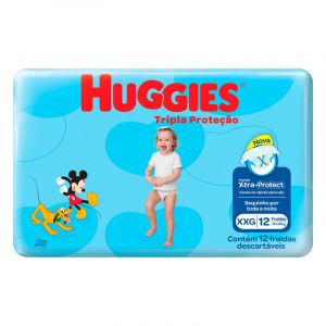 FRALDA HUGGIES TRIPLA JUMBINHO XXG C/12