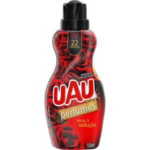 AMACIANTE CONCENTRADO UAU PERFUMES ROSAS E SEDUC?O 500ML