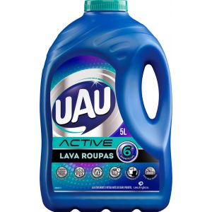 LAVA ROUPAS LIQUIDO UAU ACTIVE 5L