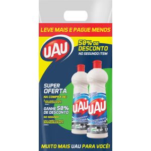 DETERGENTE DESENGORDURANTE UAU LIMAO 2X500ML 50% DESCONTO