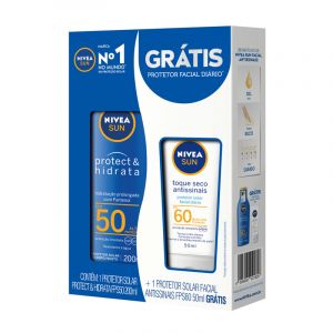 PROTETOR SOLAR FPS50 200ML GRATIS PROTETOR SOLAR FACIAL ANTISSINAIS FPS60 50ML