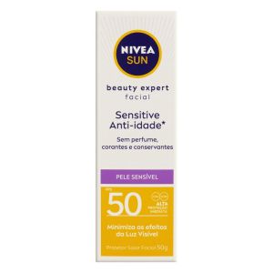 SUN PROTETOR SOLAR FACIAL BEAUTY EXPERT PELE SENSIVEL FPS50 50G
