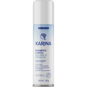 SHAMPOO A SECO KARINA VOLUME E FRESCOR 12X150ML