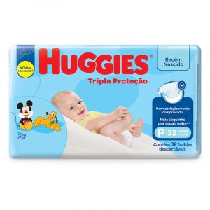 FRALDA HUGGIES TRIPLA JUMBO P C/32