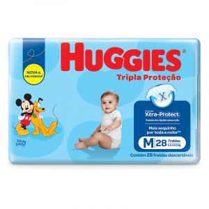 FRALDA HUGGIES TRIPLA JUMBO M C/28
