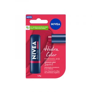 LIP CARE HIDRA COLOR VERMELHO 4,8G