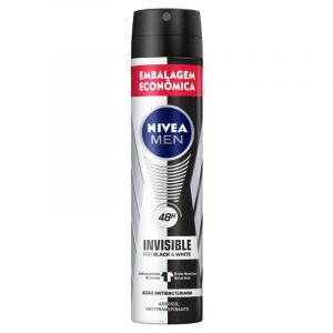 DESODORANTE AEROSOL BLACK + WHITE INVISIBLE MASCULINO 200ML