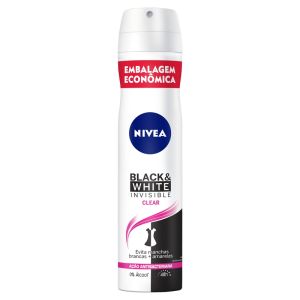 DESODORANTE AEROSOL BLACK + WHITE INVISIBLE FEMININO 200ML