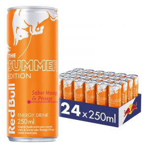 RED BULL MORANGO E PESSEGO EDITION 250ML CX/24