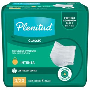 ROUPA INTIMA PLENITUD CLASSIC G/XG C/8