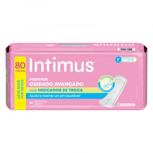 PROTETOR DIARIO INTIMUS COM INDICADOR DE TROCA C/80