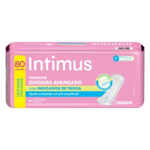 PROTETOR DIARIO INTIMUS COM INDICADOR DE TROCA C/80