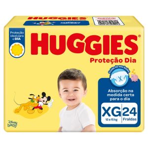 FRALDA HUGGIES PROTECAO DIA JUMBO XG C/24