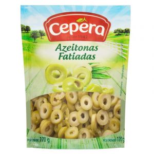 AZEITONA VERDE FATIADA CEPERA SACHE  120G