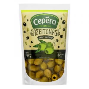 AZEITONA VERDE SEM CAROCO CEPERA SACHE  120G