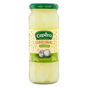 CEBOLINHAS CONSERVA  CEPERA VIDRO 200G