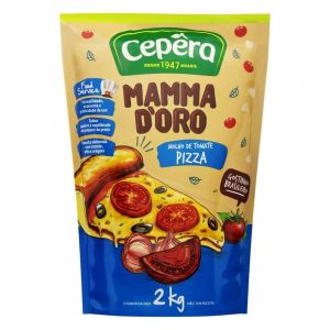 MOLHO TOMATE PIZZA MAMMA D'ORO CEPERA SACHE  1,7KG