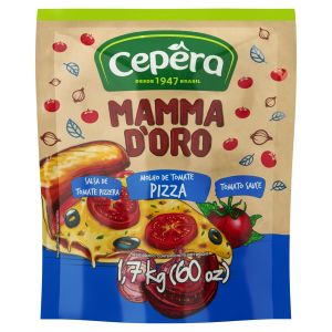 MOLHO TOMATE PIZZA MAMMA D'ORO CEPERA SACHE  1,7KG