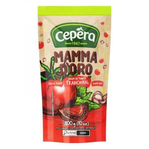 MOLHO TOMATE TRADICIONAL MAMMA D'ORO CEPERA SACHE  300G