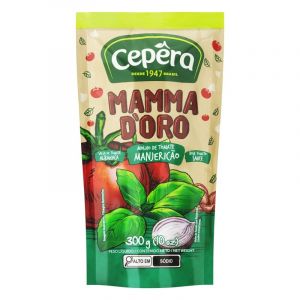 MOLHO TOMATE MANJERICAO MAMMA D'ORO CEPERA SACHE  300G