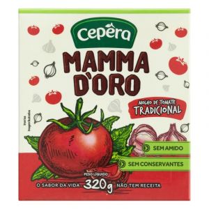 MOLHO TOMATE MAMMA D'ORO RECART 320G