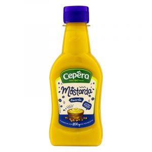 MOSTARDA AMARELA CEPERA FRASCO 200G