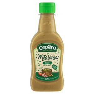 MOSTARDA ESCURA CEPERA FRASCO 200G