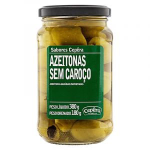 AZEITONA SEM CAROCO SB CEPERA VIDRO 380G