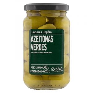 AZEITONA VERDE SB CEPERA VIDRO 380G
