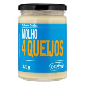 MOLHO 4 QUEIJOS SB CEPERA VIDRO 320G