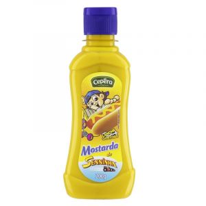MOSTARDA AMARELA CEPERA SENNINHA FRASCO 200G