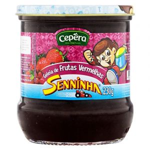 GELEIA FRUTAS VERMELHA SENNINHA COPO VIDRO 230G