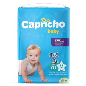 FRALDA CAPRICHO HIPER M C/70