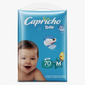 FRALDA CAPRICHO HIPER M C/70