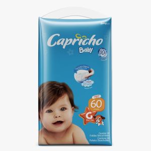 FRALDA CAPRICHO HIPER G C/60