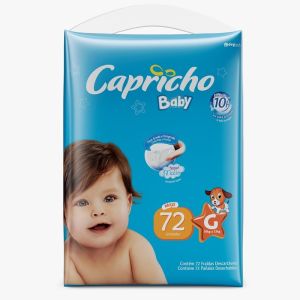 FRALDA CAPRICHO MEGA G C/72