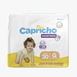 FRALDA CAPRICHO ROUPINHA MEGA G C/30