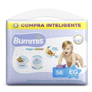 FRALDA BUMMIS HIPER EG C/58