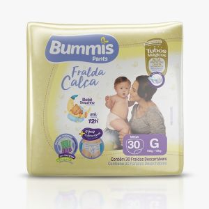 FRALDA BUMMIS ROUPINHA MEGA G C/30