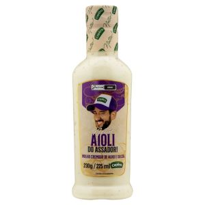 MOLHO CREMOSO DE ALHO E SALSA AIOLI NETAO CEPERA ASSADOR SQUEEZE 225ML
